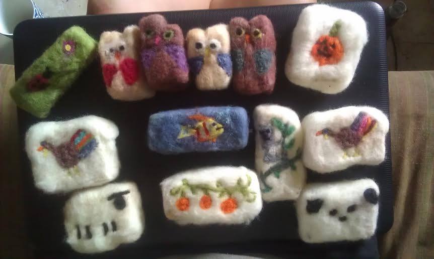 Felted Soap