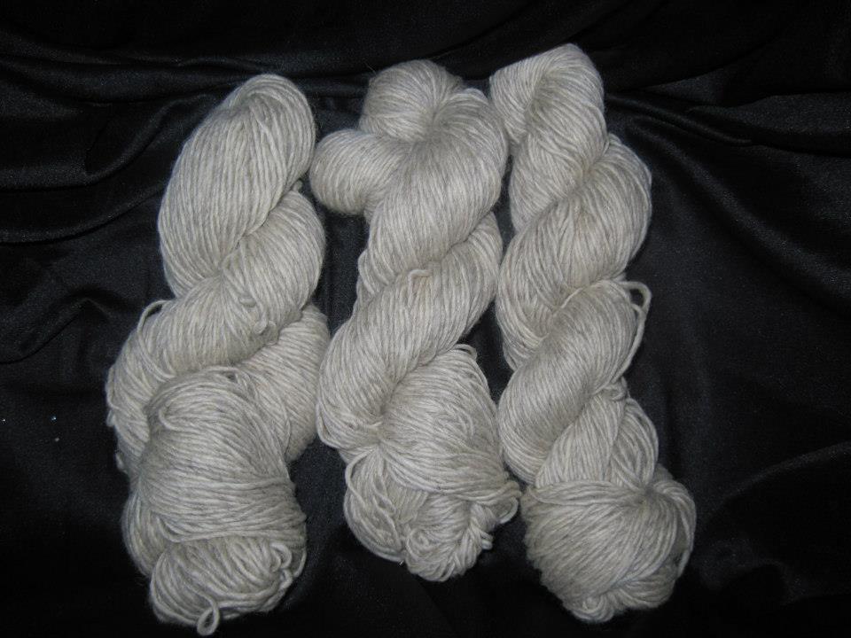 Undyed Unbleached White