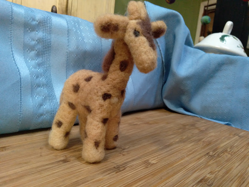 Needle Felted Giraffe