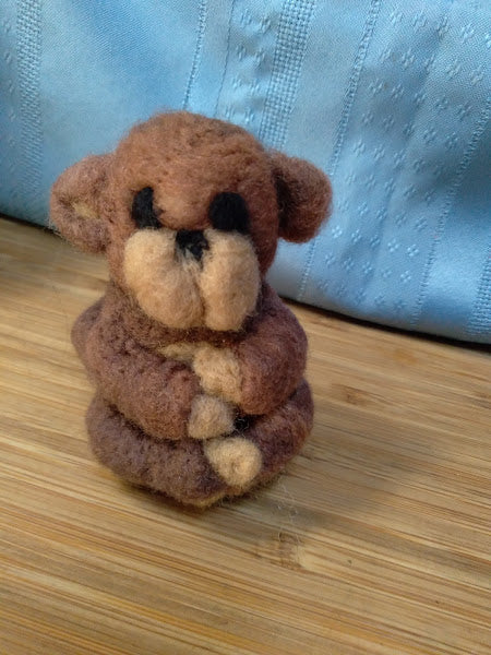 Needle Felted Monkey