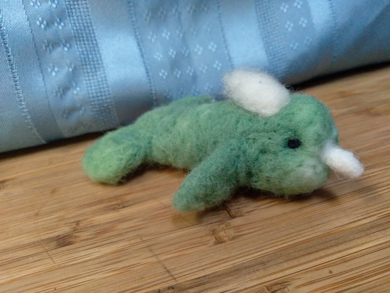 Needle Felted Narwhal