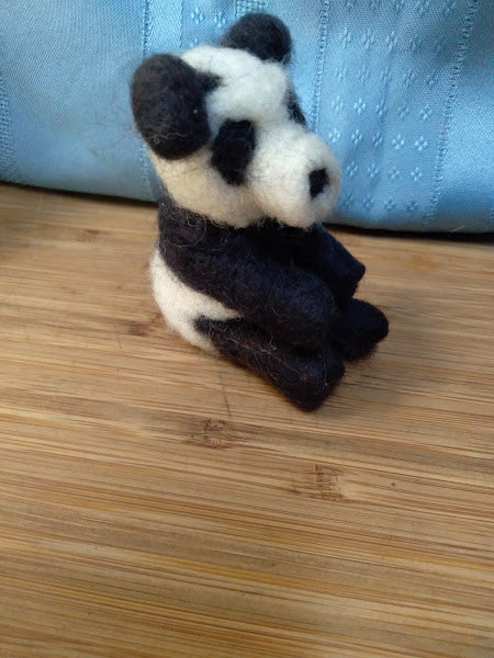 Needle Felted Panda Bear