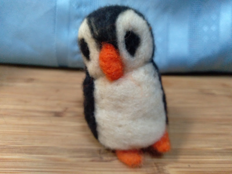 Needle Felted Penguin