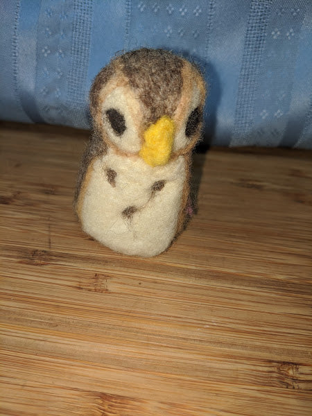 Needle Felted Owls