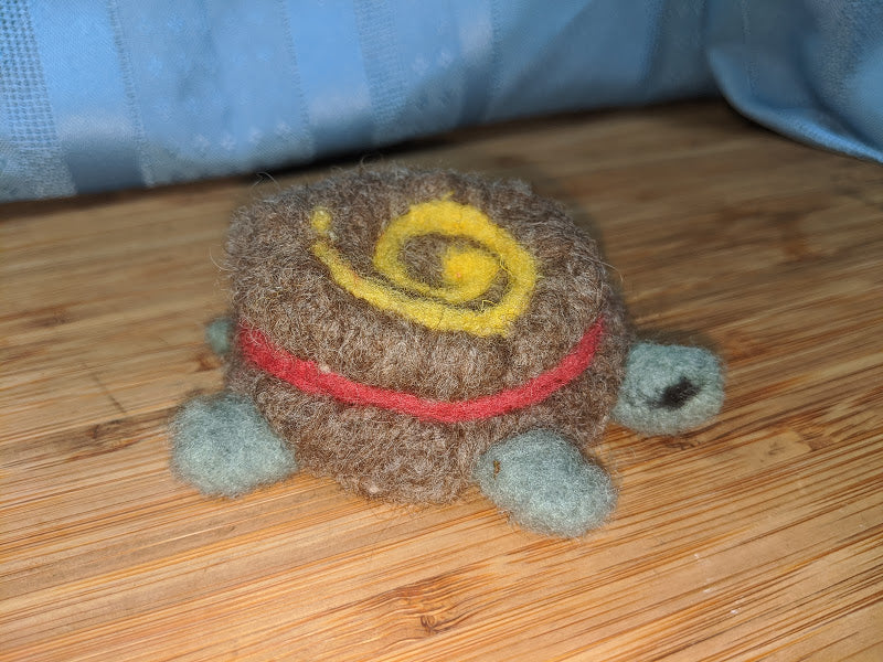 Needle Felted Turtles