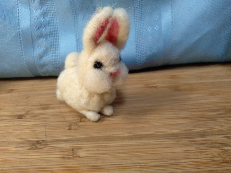 Felted Bunny White