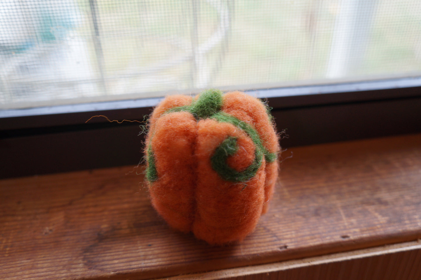 Hand Felted Pumpkin