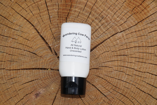 Unscented Hand, Face, and Body Lotion  Small 2.5 oz